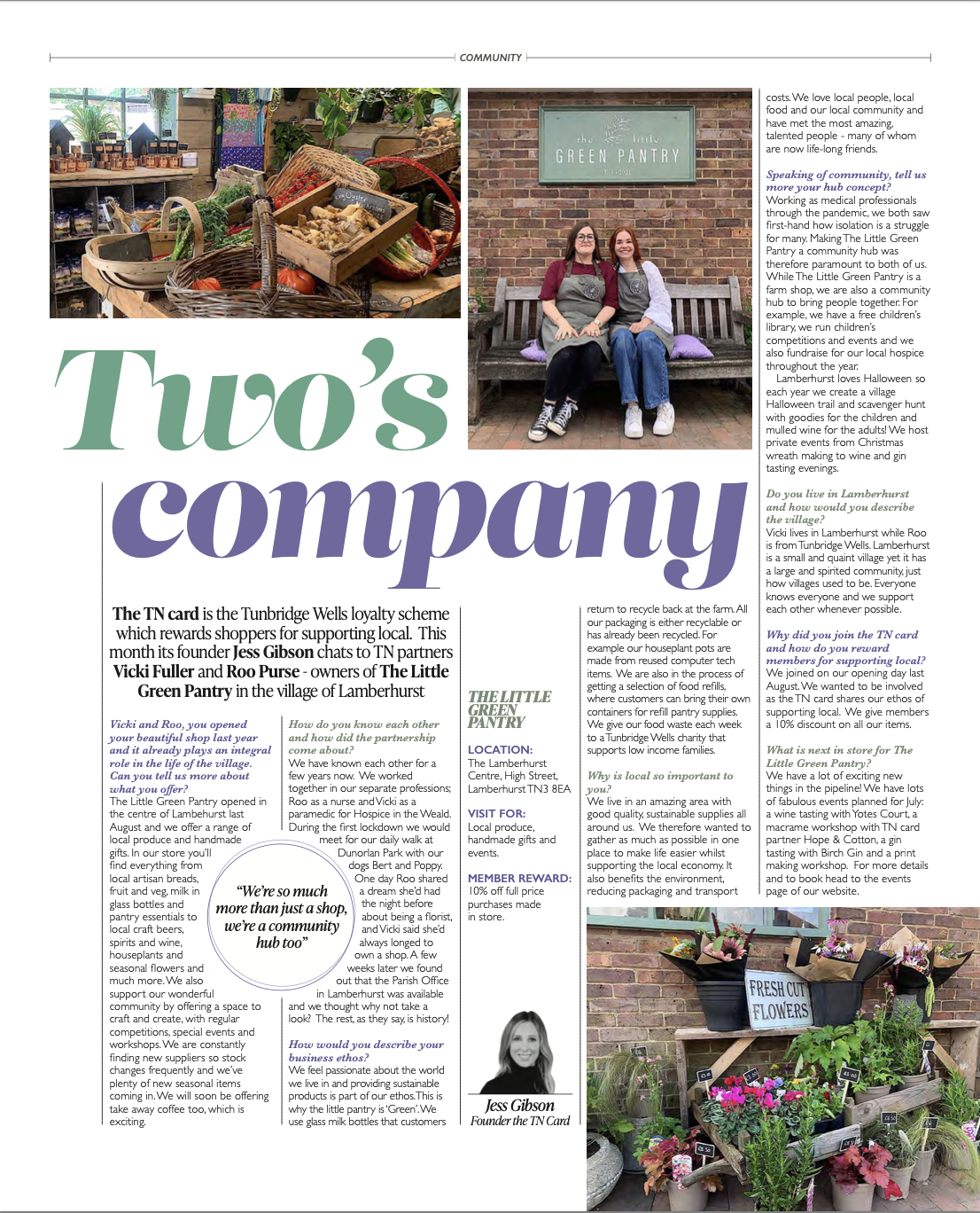 The Little Green Pantry: SO July 2022 - image